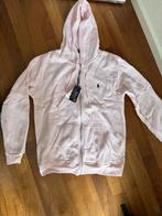 Polo ralph lauren zip hoodie maat M,roze, Ophalen of Verzenden, Zo goed als nieuw, Blauw
