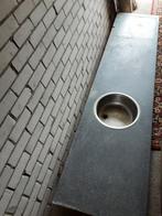 Keukenblad aanrechtblad met spoelbak, Huis en Inrichting, Keuken | Keukenelementen, Ophalen, Minder dan 50 cm, Gebruikt, 200 cm of meer