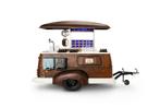 Mobiele Bierbar  / foodtruck vintage aanhanger, Ophalen, Gebruikt