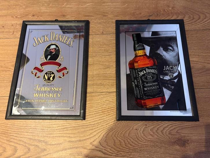 2x Jack Daniel’s Borden – Stoere decoratie voor bar, mancave, Huis en Inrichting, Woonaccessoires | Lijsten, Zo goed als nieuw