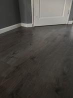 Laminaat grijs donkergrijs kliklaminaat, Ophalen, Gebruikt, 50 tot 150 cm, 10 m² of meer