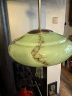 Art Deco, Hanglamp, 1920-30, Gebruikt, Ophalen of Verzenden, Glas, Minder dan 50 cm