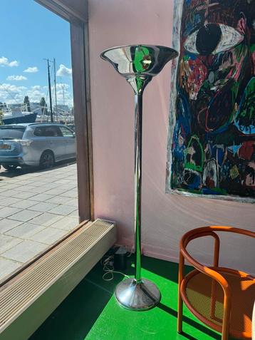 Chromen design vloerlamp, Art deco beschikbaar voor biedingen