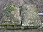 mooi koppel antieke franse hardstenen dekstenen, Ophalen, Gebruikt