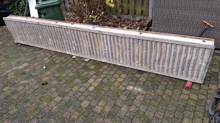 Steiger loopbrug loopplank aluminium 4 meter, Doe-het-zelf en Verbouw, Steigers, Gebruikt, 5 meter of hoger, Ophalen