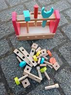 Houten Bouwkist met Gereedschap, Kinderen en Baby's, Speelgoed | Educatief en Creatief, Ophalen of Verzenden, Gebruikt, Knutselen
