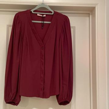 Studio Anneloese blouse wijnrood maat  beschikbaar voor biedingen
