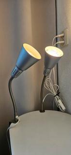 Ikea kvart klemspot. 2 stuks zilver, Huis en Inrichting, Ophalen of Verzenden, Zo goed als nieuw, Minder dan 50 cm