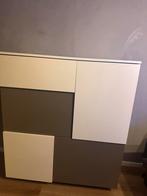Dressoir wit met taupe gratis ophalen, Huis en Inrichting, Ophalen, Zo goed als nieuw, Minder dan 150 cm, Minder dan 100 cm