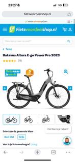 Batavus Altura E-go Power Pro SPLINTERNIEUW + FACTUUR!!, Fietsen en Brommers, 50 km per accu of meer, Zo goed als nieuw, Batavus