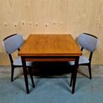 Compacte eetkamer set vintage eettafel uitschuifbaar, Huis en Inrichting, Kolibrivintagehal@gmail.com, Aaldertgeertsstraat 43 Olst