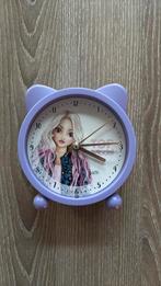 Topmodel paarse wekker met alarm en verlichting (Werkt), Ophalen of Verzenden, Zo goed als nieuw, Analoog