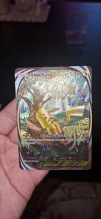 Pikachu EX Custom Pokemon Kaart, Ophalen of Verzenden, Gebruikt, Losse kaart, Foil