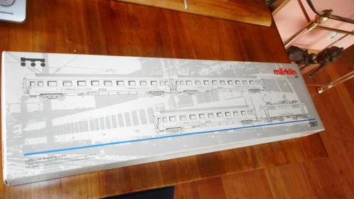 MARKLIN 2867 LUFTHANSA AIRPORT EXPRESS  set loc+ 4 w.,ovp, Hobby en Vrije tijd, Modeltreinen | H0, Nieuw, Treinset, Wisselstroom