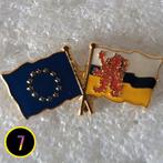 Pin 2 Vlaggen, Verzenden, Gebruikt