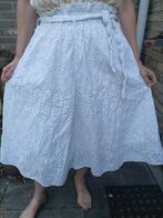 Witte broderie rok, Ophalen of Verzenden, Zo goed als nieuw, Wit