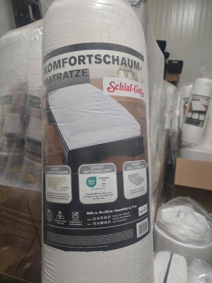 Nieuwe Comfortschuim Matras 90x200, Huis en Inrichting, Slaapkamer | Matrassen en Bedbodems, Ophalen of Verzenden
