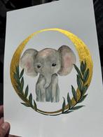 Handgemaakte A4 Aquarel Alfabet letters voor kinderkamer, Ophalen of Verzenden