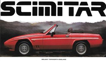 Scimitar met Ford en Nissan motor sheet A4 (sci) beschikbaar voor biedingen