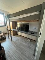 Hoogslaper met bureau, Eenpersoons, Ophalen of Verzenden, Zo goed als nieuw, 90 cm