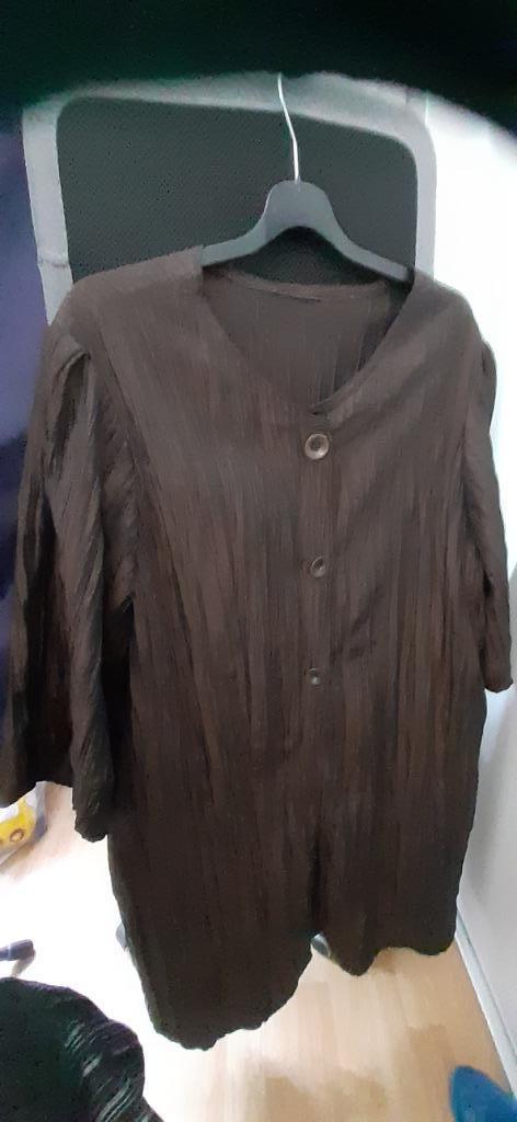 jasje met rok maat 56-58, Kleding | Dames, Grote Maten, Zo goed als nieuw, Rok, Bruin, Ophalen of Verzenden