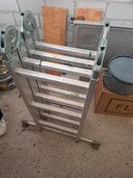 Opklapbare  ladder 12 Treden, Gebruikt, Trap, Ophalen of Verzenden, Opvouwbaar of Inschuifbaar