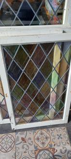 Glas en lood raam, Doe-het-zelf en Verbouw, Glas en Ramen, Minder dan 80 cm, Ophalen of Verzenden, Minder dan 80 cm