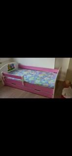 Kleuter bed  met onderlade, rollattenbodem zonder matras, Ophalen, 85 tot 100 cm, Zo goed als nieuw, Lattenbodem