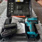 Schroefboormachine met accessoires (nieuw), Doe-het-zelf en Verbouw, Gereedschap | Boormachines, Ophalen, Boor- en Schroefmachine