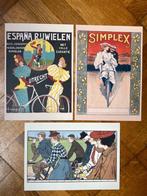 Affiches Fietsen – 3 wandkunstkaarten A4, Info@olphy.nl, Ophalen of Verzenden, Nvt, Nieuw