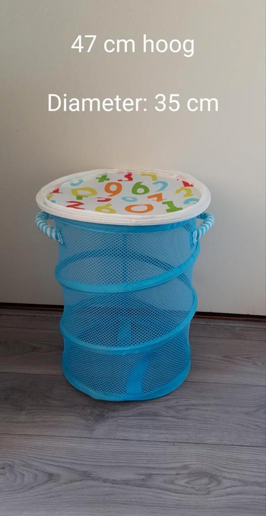 Opbergmand met deksel (inklapbaar), Kinderen en Baby's, Overige Kinderen en Baby's, Gebruikt, Ophalen of Verzenden