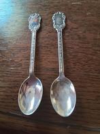 Twee verzilverde lepeltjes uit Zweden-Jonkoping., Ophalen of Verzenden