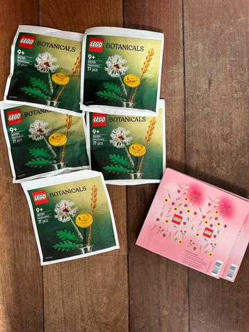Lego 5x nieuw 30701 botanicals beschikbaar voor biedingen