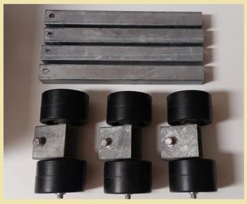 3x Pega kielrolstel + 4x steunpijp. beschikbaar voor biedingen