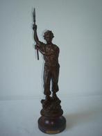 Frans Belle Epoque beeld Le Bucheron De houthakker 1910/1920, Antiek en Kunst, Ophalen