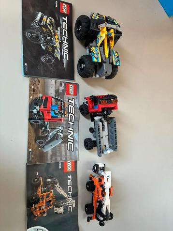 3-in-1 LEGO Technic Pakket – Sets 42034, 42084 & 42088 beschikbaar voor biedingen