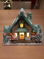 Prachtige kerstdorp huis met lemax lamp, Ophalen of Verzenden, Zo goed als nieuw
