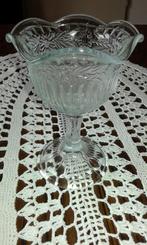 prachtige oude glazen ijs/dessert/coupe ; mooi luxe bewerkt, Antiek en Kunst, Antiek | Glas en Kristal, Ophalen of Verzenden