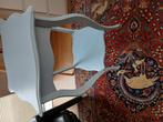 leuk brokante tafel! licht blauw, Huis en Inrichting, Ophalen of Verzenden, Gebruikt, 50 tot 75 cm, Rechthoekig
