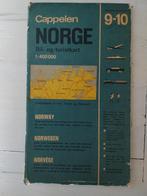 Noorwegen kaart 1965 - Troms og Finnmark van Tante Brocante, Boeken, Atlassen en Landkaarten, Gelezen, Landkaart, 1800 tot 2000