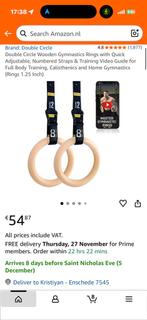 Houten Gymnastiekringen - Double Circle, Ophalen of Verzenden, Nieuw, Armen, Overige typen