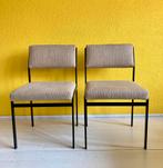 Vintage pastoe stoelen Cees Braakman Japanse Serie, Twee, Gebruikt, Metaal, Zwart