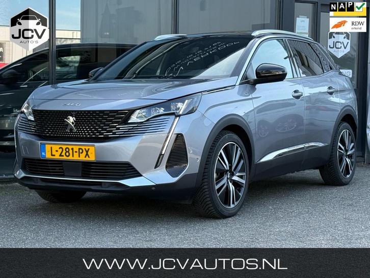 Peugeot 3008 1.2 PureTech Blue Lease GT PANO/MEMORY/CAM/NAP, Auto's, Peugeot, Bedrijf, Te koop, 360° camera, ABS, Achteruitrijcamera