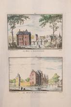 gravure Slot Loevestein; Abraham Rademaker  1621 en 1636, Ophalen of Verzenden