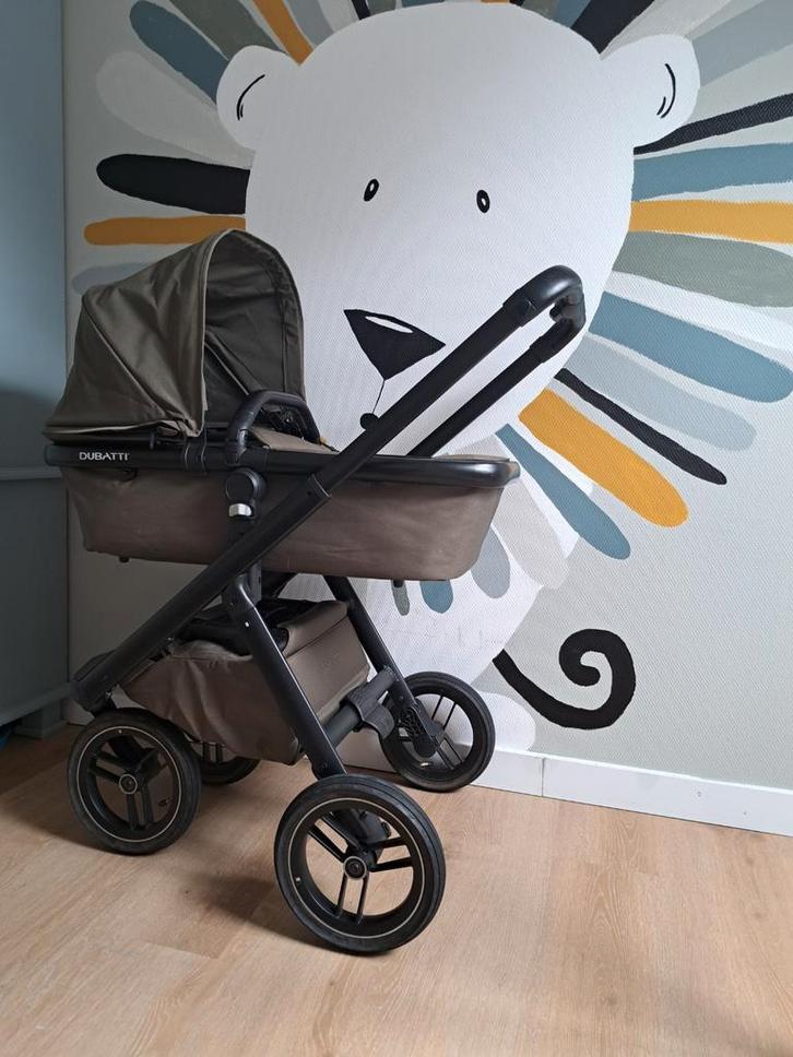 Kinderwagen donkergroen Dubatti, moet nu weg!, Kinderen en Baby's, Kinderwagens en Combinaties, Zo goed als nieuw, Kinderwagen