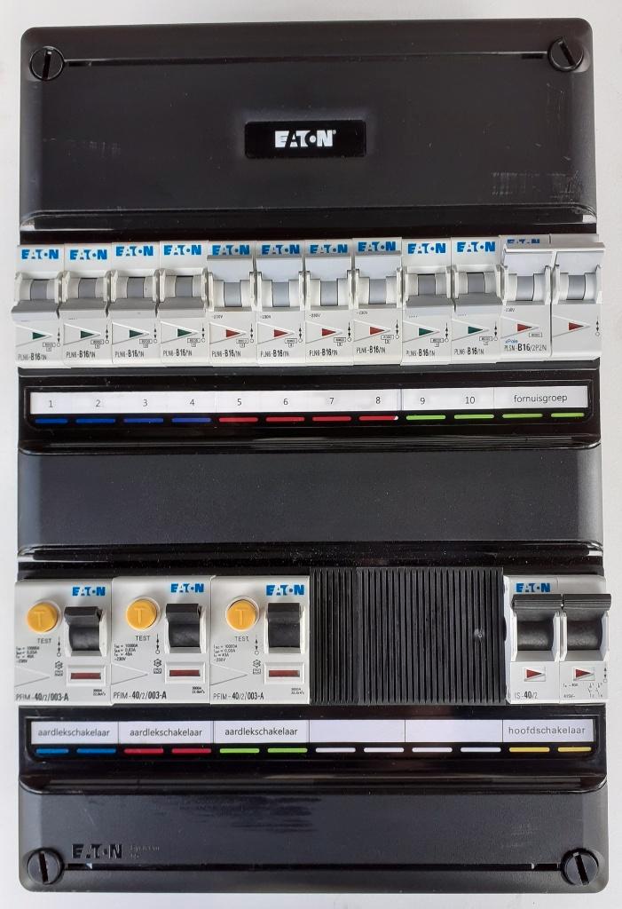 Eaton Fornuisgroep meterkast Holec groepenkast stoppenkast, Doe-het-zelf en Verbouw, Elektra en Kabels, Gebruikt, Overige typen