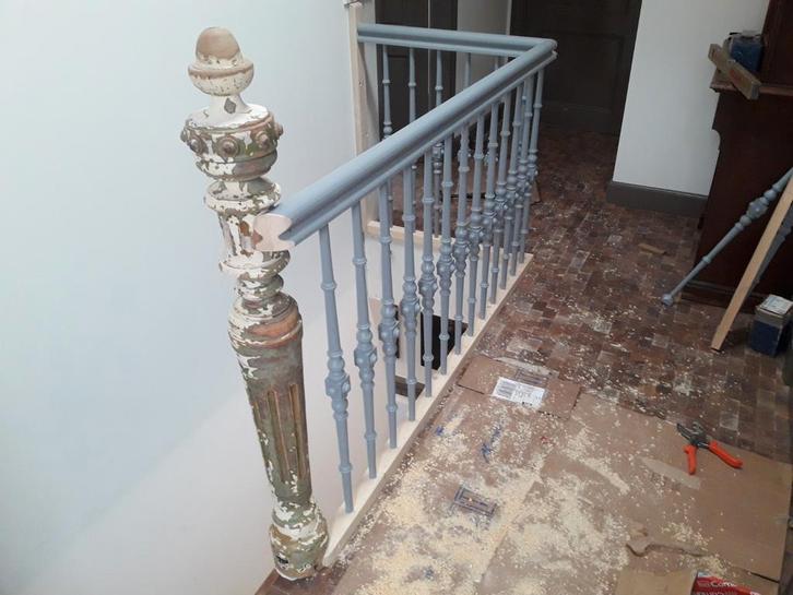 antieke trapspijlen Amsterdammertjes, Doe-het-zelf en Verbouw, Ladders en Trappen, Nieuw, Trap, Ophalen of Verzenden