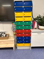 Kleurrijke postvakkenkast, Huis en Inrichting, Kasten | Lockerkasten, Ophalen, Zo goed als nieuw