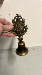 Vintage Koperen Deurbel - Receptie bel, Ophalen of Verzenden, Gebruikt
