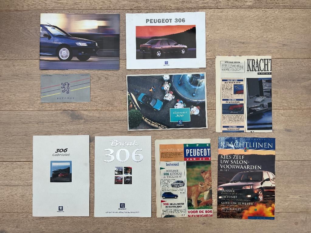PEUGEOT 306 FOLDERS, Ophalen of Verzenden, Gelezen, Peugeot